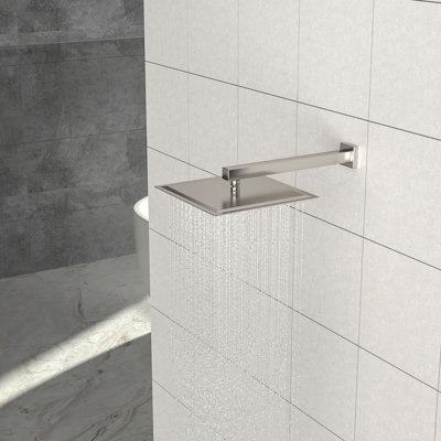 Bras de douche mural 16 "avec bride