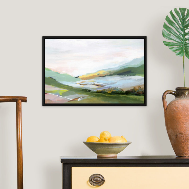 «Highland II» par Isabelle Z - reproduction d'art sur toile, H 25,25 po x l 37,25 po, Cadre flottant, Sans cadre