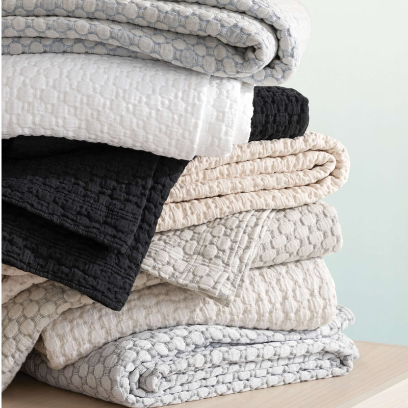Lodi Matelasse Coverlet, Queen Coverlet, Sand