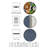 Stylish Round Area Rug, Cream, 39.4 x 39.4 inches | Soft 70% Cotton & 30% Polyester Blend, 0.2 in Pile Height | Machine Washable, Antibacterial, 3D Digital Print | Perfect for Living Room & Bedroom Decor-2070696655