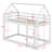 Arja Twin Over Twin Bunk Bed, Rubber Wood House Bed Frame-949605993