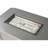 Georgeanna Rectangle Aluminum Propane Smokeless Fire Pit Table with Hidden Fuel Tank-499824694