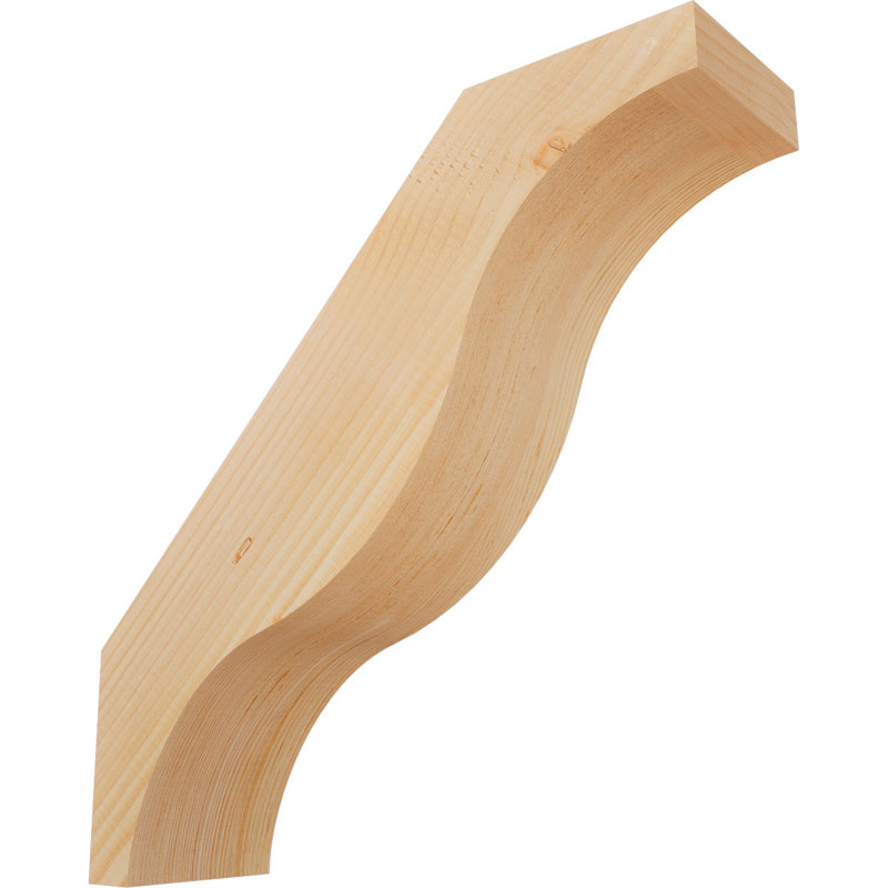 Attelle de genou Funston, Sapin de Douglas, Lisse, H 20 po x l 5,5 po x P 20 po