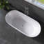 Baignoire de trempage autoportante en acrylique 67 po 67 po