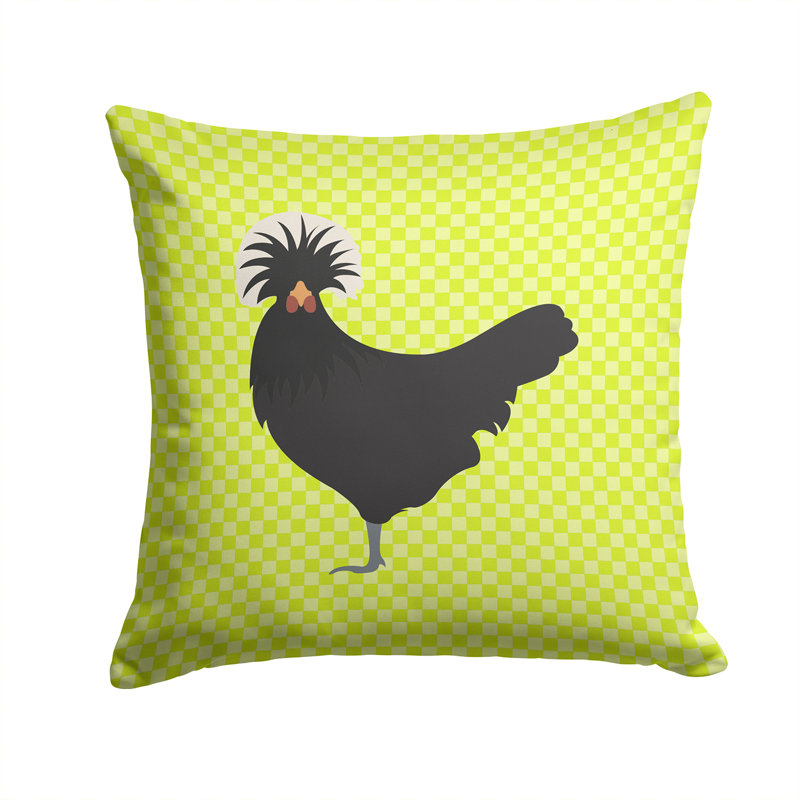 Coussin extérieur carré, Vert, 14 po x 14 po