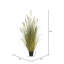 Herbe artificielle en plastique vert et brun 60 po en PVC 60 po-1646830939
