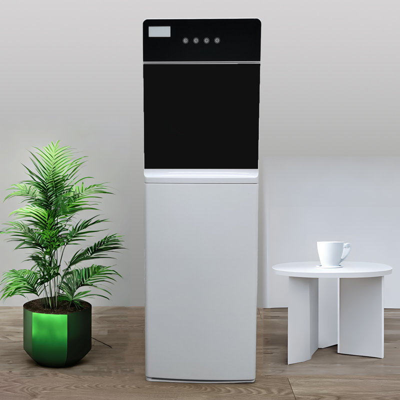 FixtureDisplays Water Dispenser, 12.2 X 12.6 X 38.6", Bottom Load Cabinet with Cold Hot Room Temperature Outlets