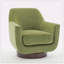 Fauteuil demi-tonneau pivotant de 30,90 po Mercersville-77118875