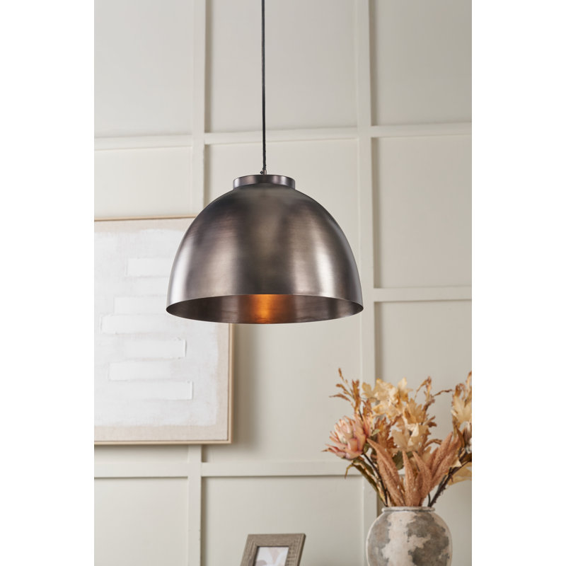 1 - Light Dome Pendant, Bronze