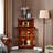 Nut-Brown Solid Wood Corner cabinet