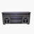 65.3" TV Stand with LED light strips and Iron mesh barn door-2020926004
