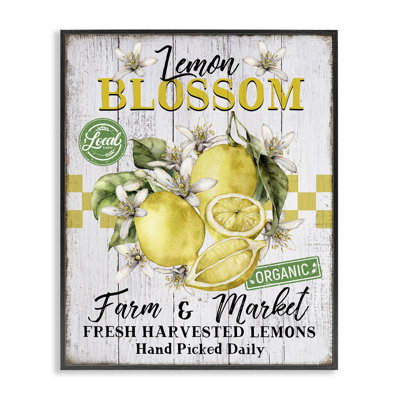 Art giclée Lemon Blossom Market par Creatif Belle