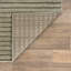 Tapis d'intérieur à rayures horizontales vert sauge, tissé à la machine, doux et moelleux, à hauteur variable.-910728952-910728953