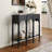 39" Solid Wood Console Table With Arch Design-690975229