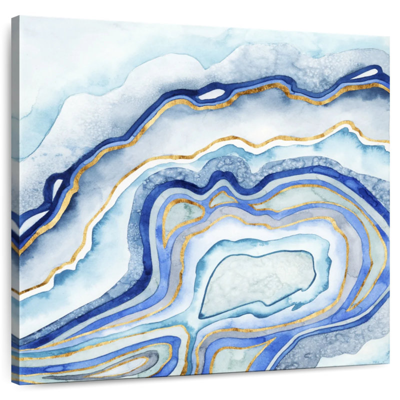 Avery Cobalt Agate II, 24" H x 24" W