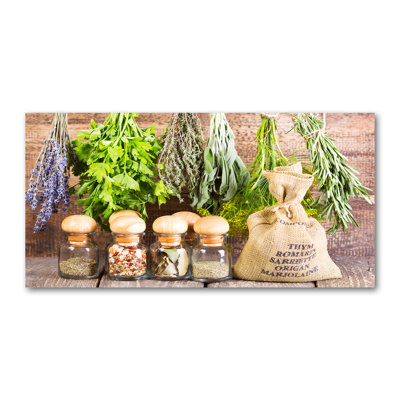 Herbs On A String - Wrapped Canvas Print
