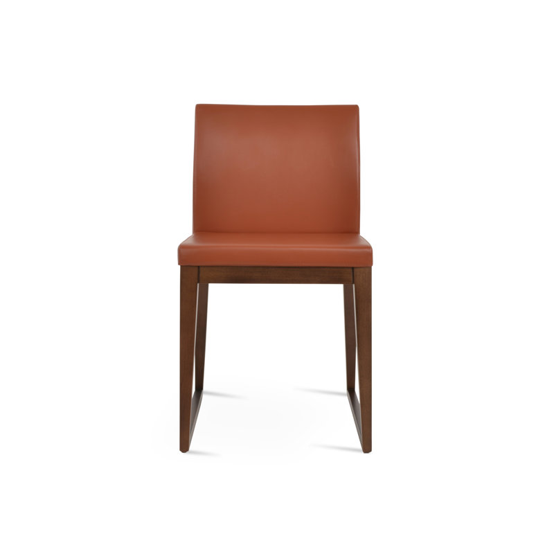 Chaise de salle à manger Aria, Similicuir cannelle