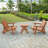 Amalfi Folding HDPE Outdoor Adirondack Chair-1790042051