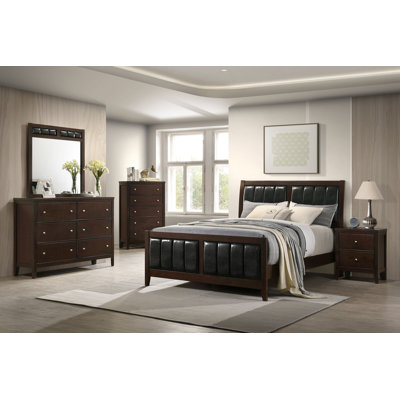 Ensemble de chambre avec très grand lit 5 pièces Najier Cappuccino