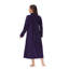 Peignoir pelucheux mi-mollet avec poches-1267095015-1267095014