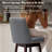 Eriqa Swivel 30.6'' Bar Stool, Blue Grey-725924744