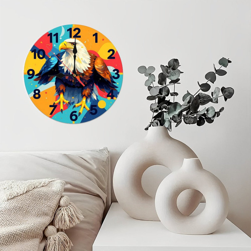 Eagle Art Wall Clock