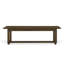 Banc de salle à manger en bois d'hévéa avec tressage en rotin synthétique - 150 cm (L) Banc d'intérieur