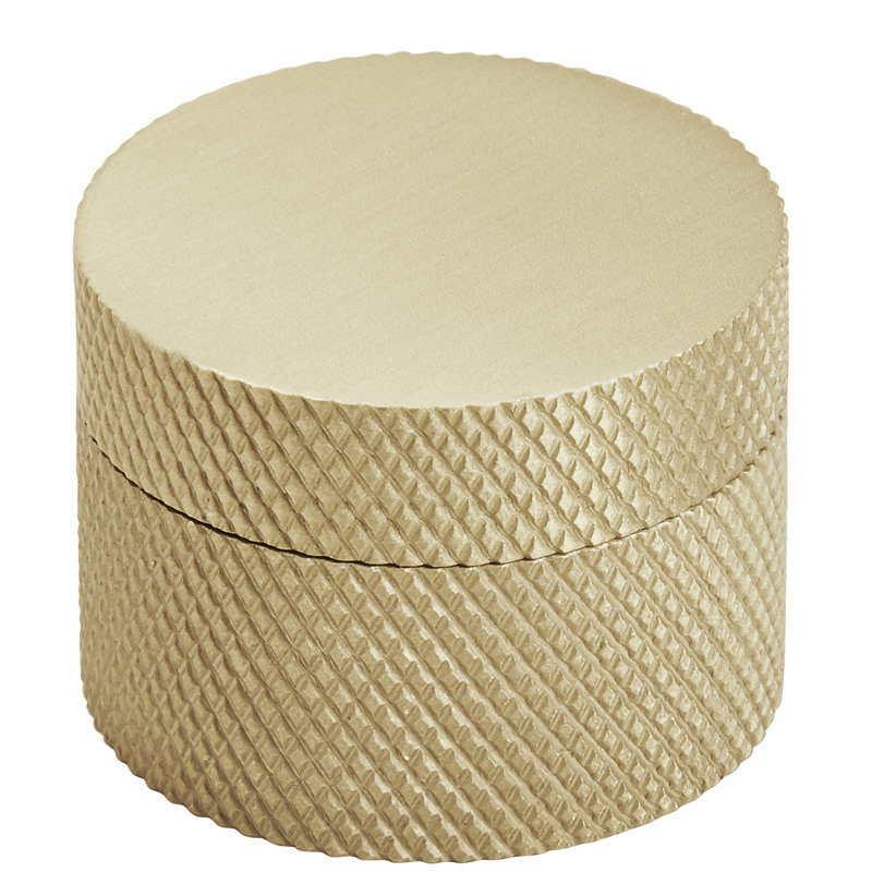 Transcendent 1 1/4" Diameter Round Knob, Matte Gold