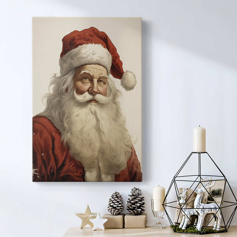 Art des Fêtes de Noël - Toile tendue avec châssis CDXCIX, H 24 po x l 16 po