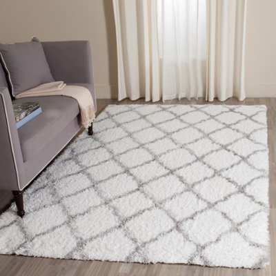 Brimfield Indie Shag Performance Geometric Rug