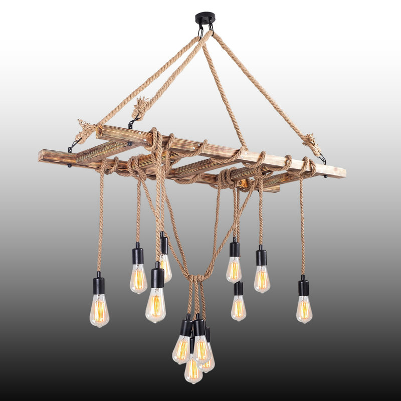 Lustre bohème à 12 lumières Hornbeam