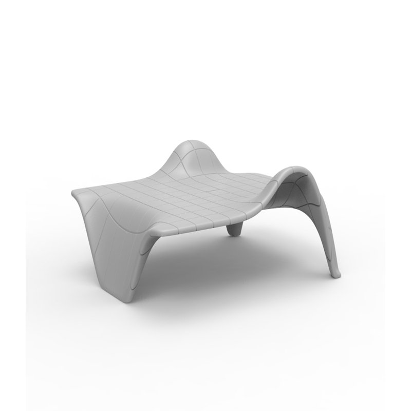 Plastic Side Table, Steel