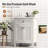 24" Traditional Free Standing Single Bathroom Vanity with One-Piece Ceramic Top and Integrated Sink-936195385