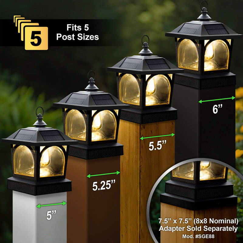 7.71'' Solar Outdoor Lantern