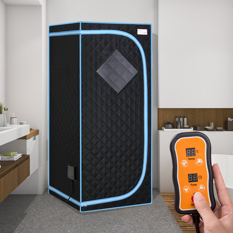 Steam Sauna With Red Light Therapy Lamp, Portable Infrared Saunas Tent