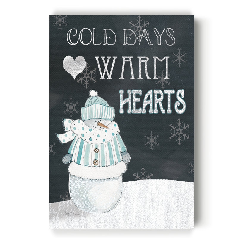 «Cold Days Warm Hearts» par Parvez - impression sur toile tendue, H 48 po x l 36 po x P 1 po