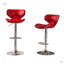 Ensemble de 2 tabourets de bar réglables Upholstery Airlift sans table-873859021