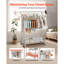 Adjustable Rolling Clothing Rack