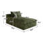 Y139-L-SLEEPER-GREEN Vert couchette gauche