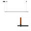Luminaire suspendu linéaire à 1 lumière pour îlot de cuisine T.O-86728983-86728981