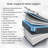 12in. High-end Antistatic Medium & Firm Revenible Cashmere Gel Memory Foam Mattress CertiPUR-US, OEKO-TEX SGS Certified-234750687-234750684