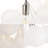 Aubrey 24" 3-Light Mid-Century Glam Frosted Glass Orb LED Chandelier