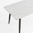 Large Rectangular Table With Strong Metal Base Modern Stone Dining Table For Kitchen 1.4M