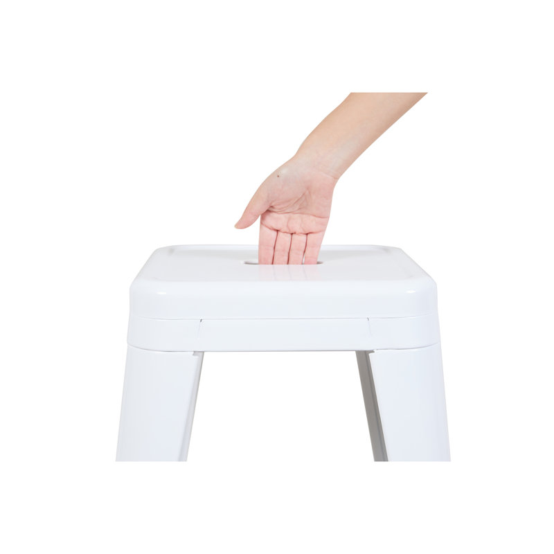 Armchair, 4, Blanc clair