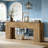 Rustic Side Table,Stylish Wooden Console Table
