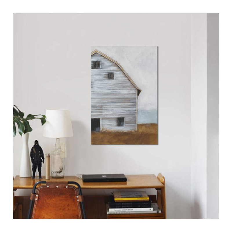 «Abandone Barn I», impression sur toile, H 40 po x l 26 po x P 1,5 po, Toile tendue, Pas de tapis