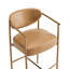 Tabouret de comptoir rembourré 27 po avec accoudoirs-118574583