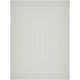 Rectangle Annai Machine Woven Polypropylene Plastic Area Rug in Gray