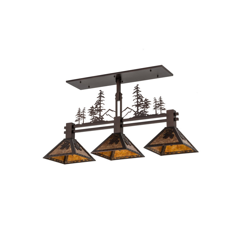 Luminaire suspendu 45 po L 3 po