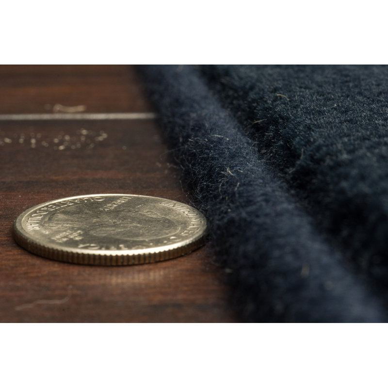 Tapis bleu/ivoire Attell, Rectangle 9 pi 2 po x 12 pi 10 po